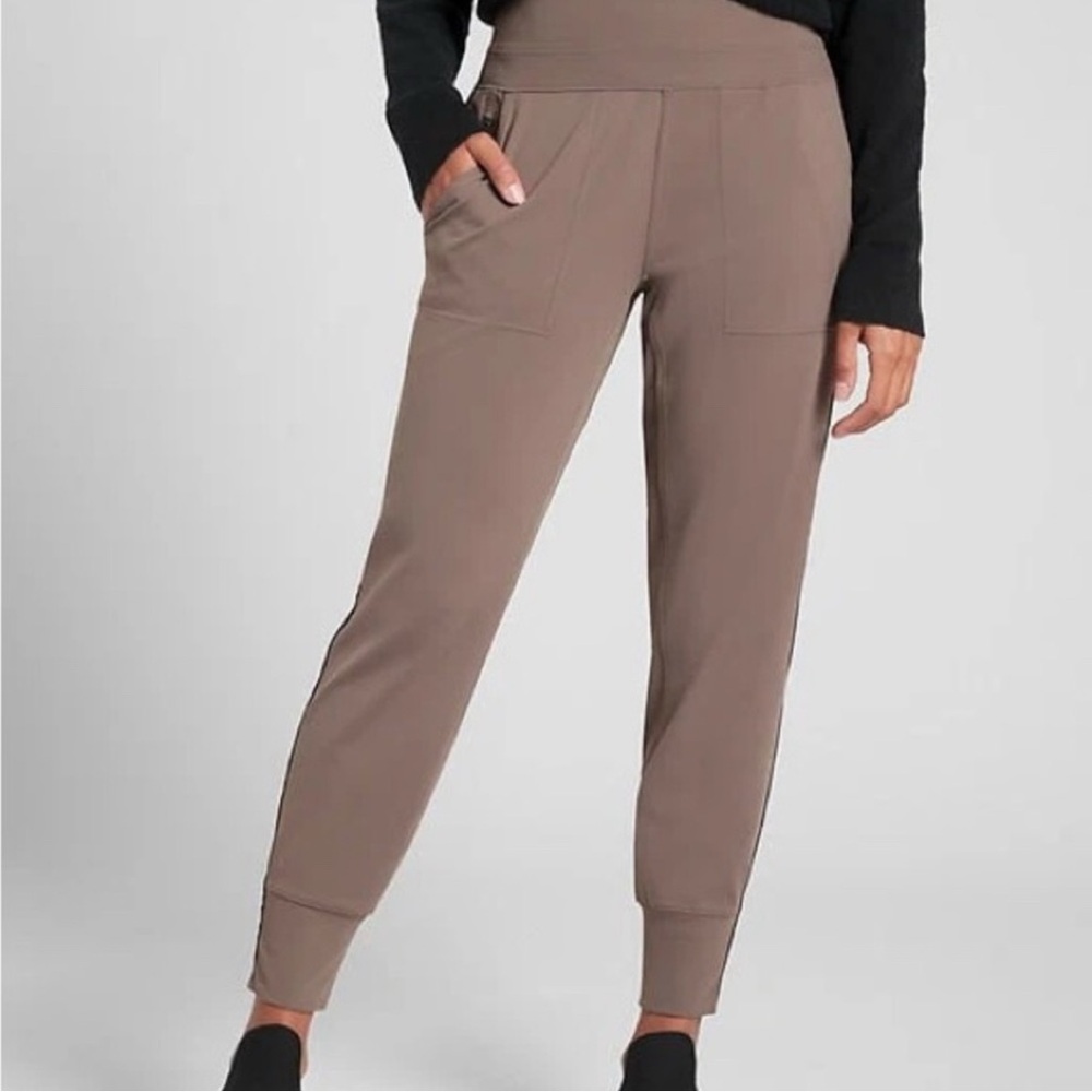 Athleta Venice Velvet Stripe Jogger